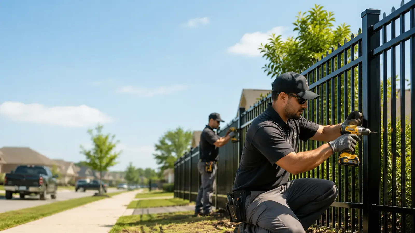 Metal Fence Installation in Alplaus, NY